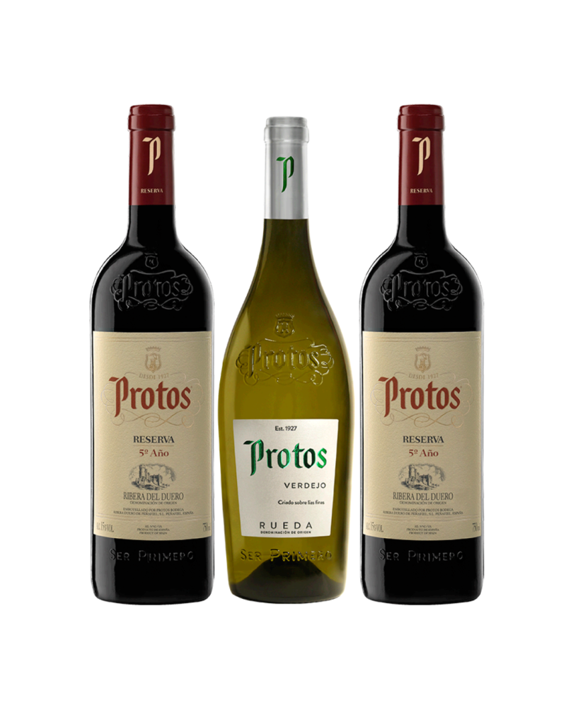 Protos Donum - 2 Protos Reserva y 1 Protos Verdejo