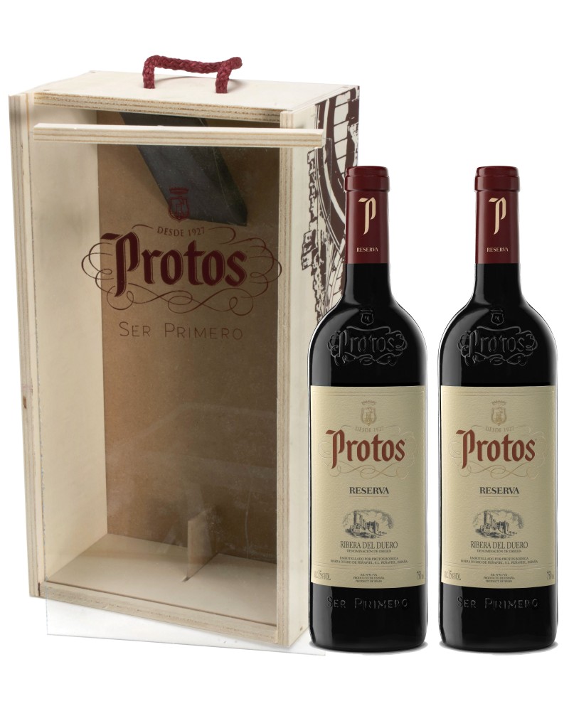 ESTUCHE MADERA PROTOS RESERVA 2018