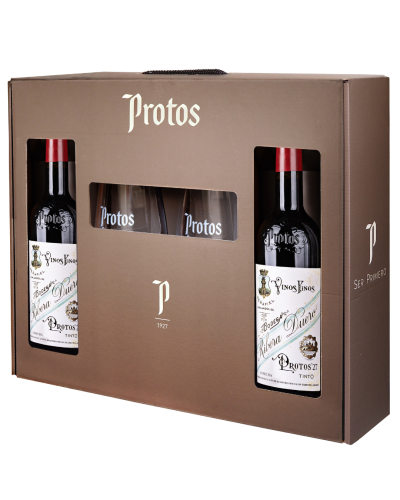 Protos 27 con Copas – Vino Tinto Exclusivo Ribera del Duero