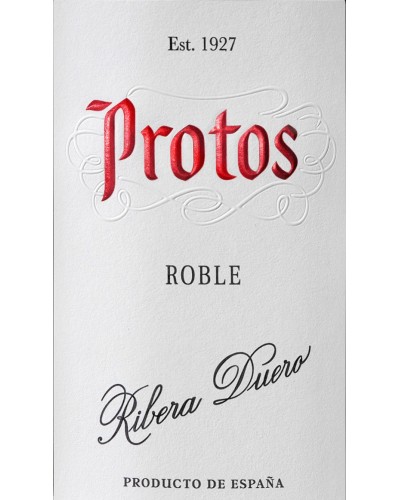 Protos Roble 2024 | Vino Tinto Ribera del Duero | 100% Tempranillo